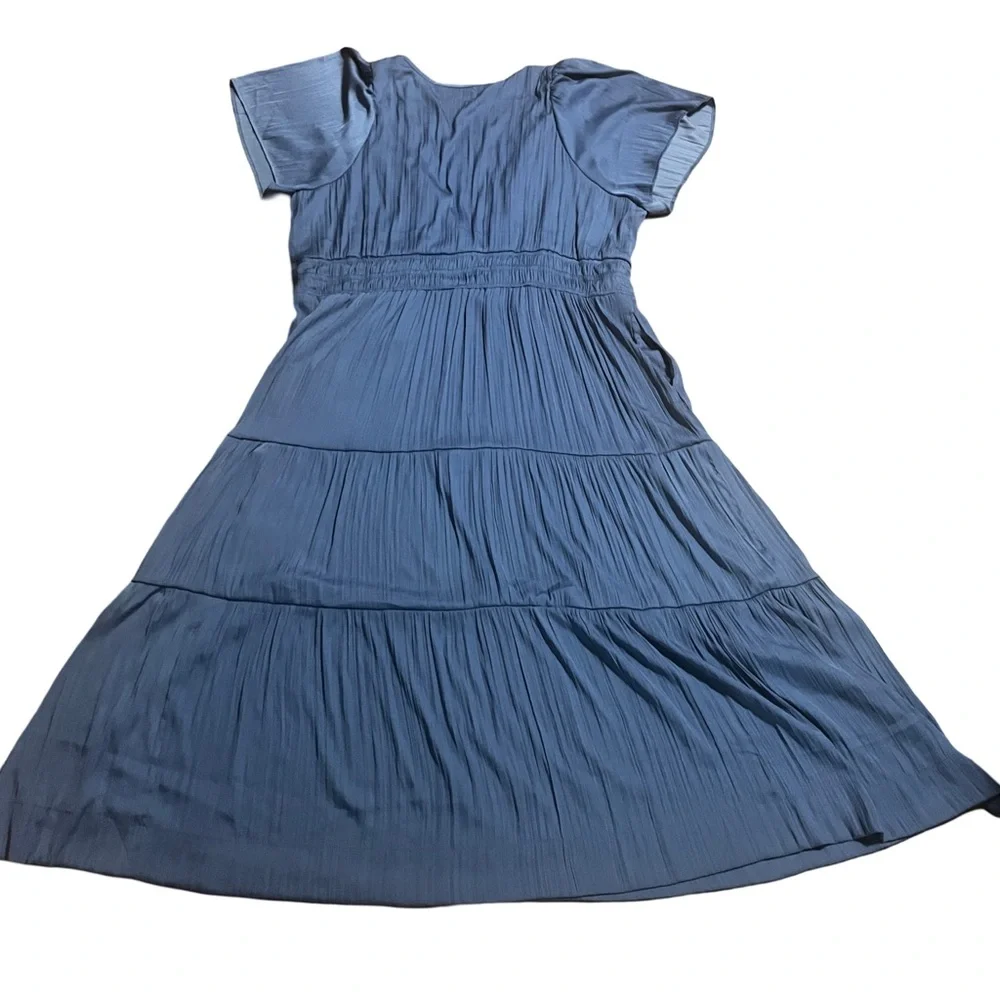 Elegant Blue Maxi Dress - Picture 6 of 15